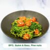 Vegan Kale and Spinach Pesto Pasta Dish